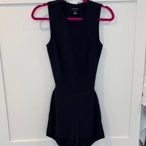 Club Monaco Black Sleeveless Jumpsuit